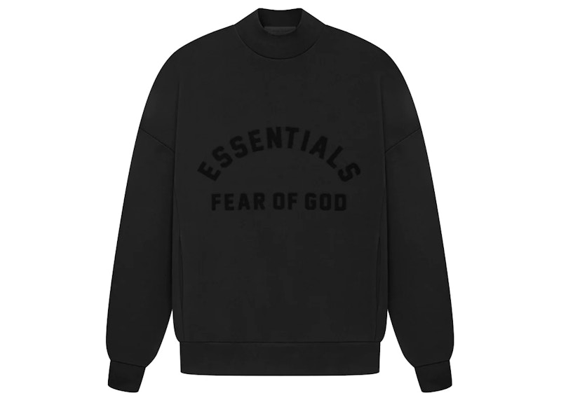 Essentials Crew Neck Sweatshirt ブラック-