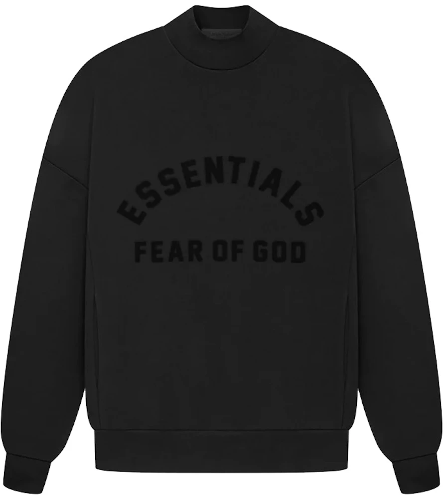 Fear of God Essentials Crewneck Black Men's - SS23 - US