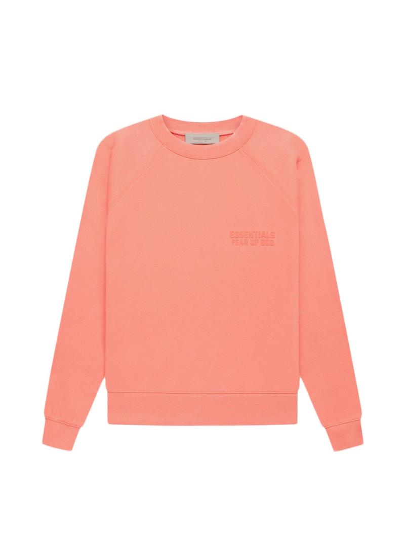 Coral store crewneck sweatshirt