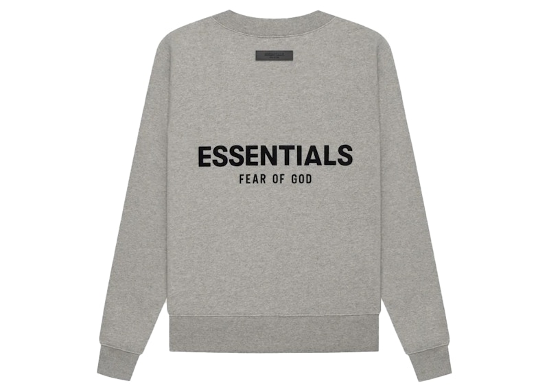 Fear of God Essentials Crewneck (FW22) Dark Oatmeal Men's - FW22 - US