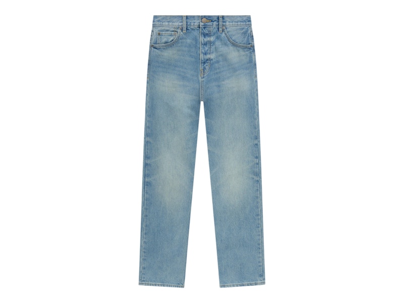 Pre-owned Fear Of God Men's Essentials Denim 5pocket Jean In Vintage Blue