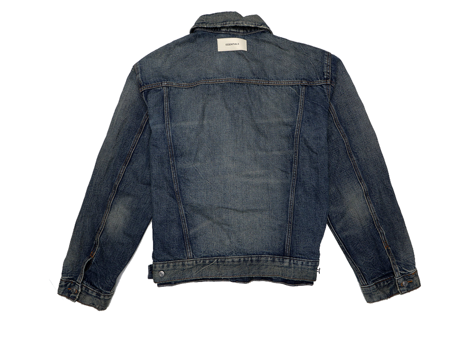 Gジャン/デニムジャケットESSENTIALS TRUCKER JACKET DARK INDIGO - G ...