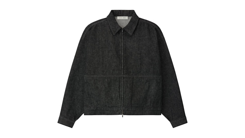 Fear of God Essentials Denim Work Jacket Vintage Black Men's