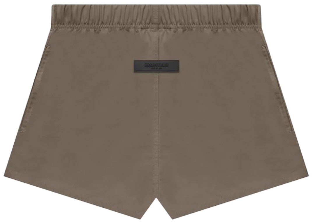 Pre-owned Fear Of God Essentials Dock Shorts Wood