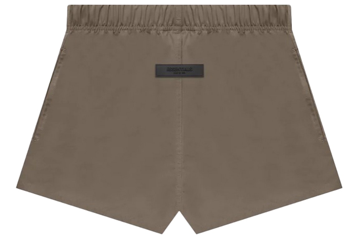 Pre-owned Fear Of God Essentials Dock Shorts Wood