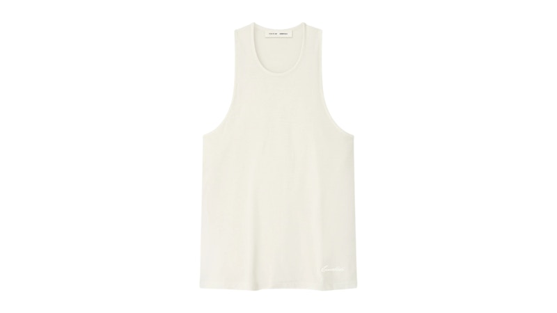 Fear of God Essentials Embroidered Essential Tank Ivory