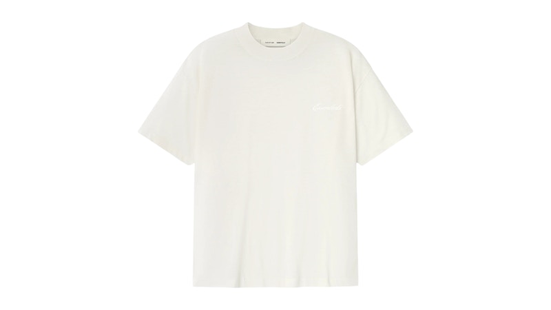 Fear of God Essentials Embroidered Essential Tee Ivory