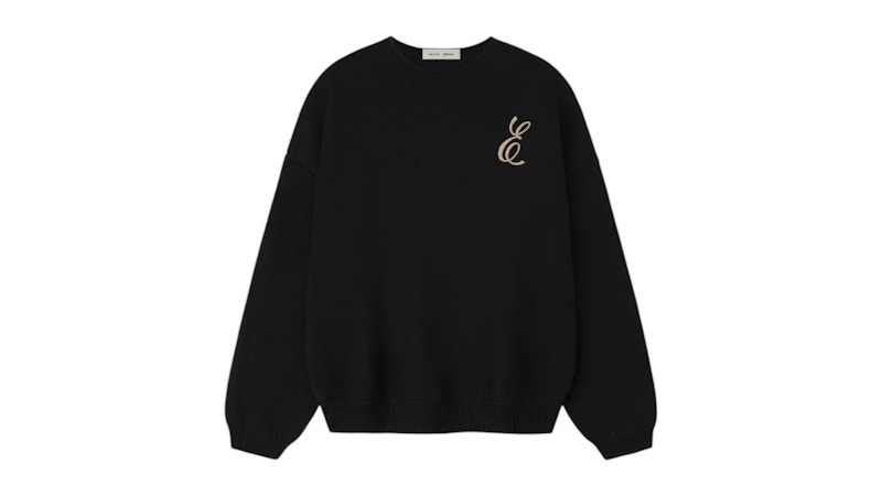 Fear of God Essentials Embroidered Merino Crewneck Sweater Vintage