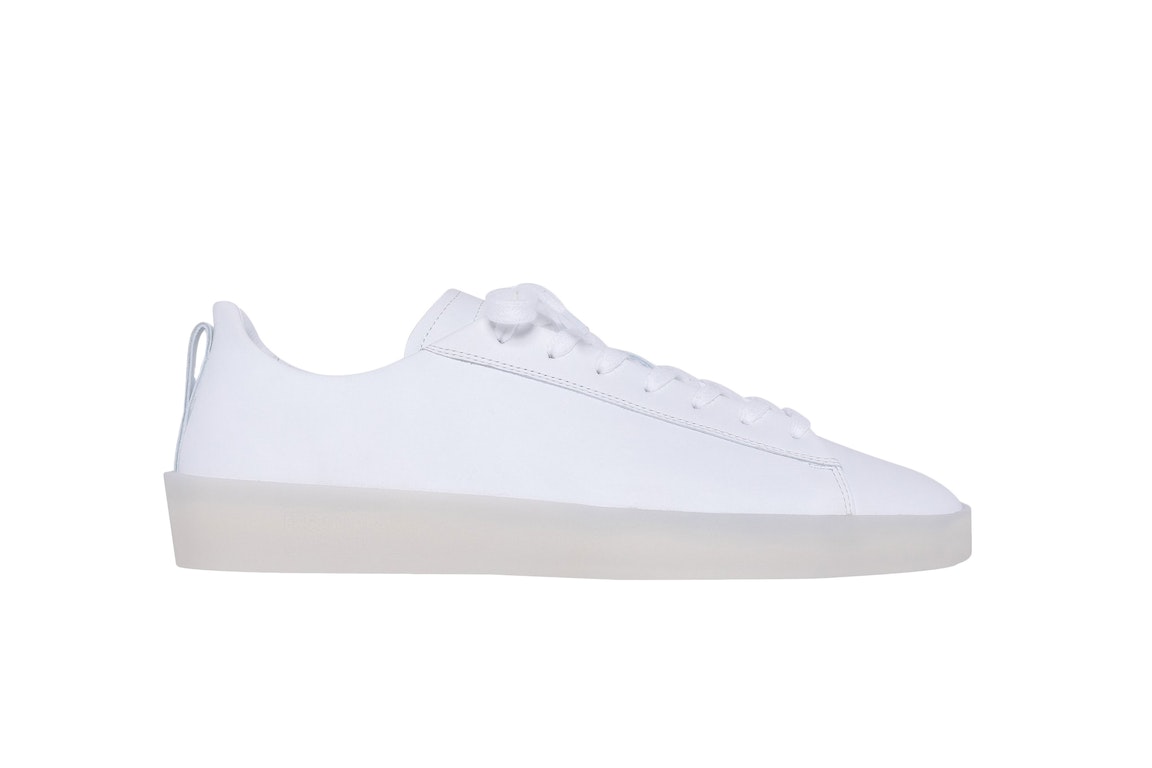 Pre-owned Fear Of God Essentials Essential Tennis Shoe Low In White/white