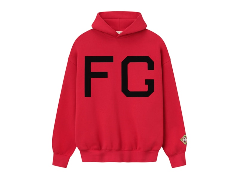 【SAINT Mxxxxxx × FEAR OF GOD】 FG_HOODIE Fear of God x Saint Mxxxxxx Hoodie Black Men's - SS25 - US