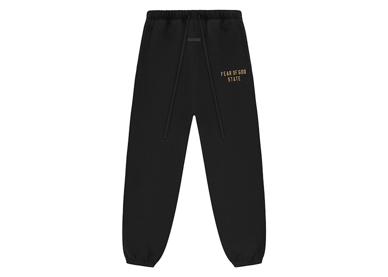 Pre-owned Fear Of God Men's Essentials Fleece Essential Sweatpant In Black