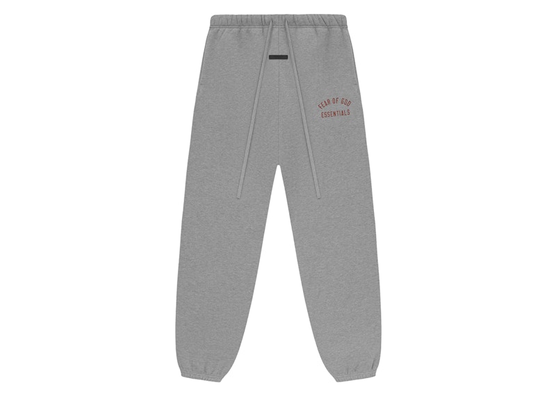 Pre-owned Fear Of God Men's Essentials Fleece Essential Sweatpant In Dark Heather
