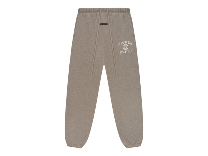 Pre-owned Fear Of God Men's Essentials Fleece Essential Sweatpant In Heather Gray