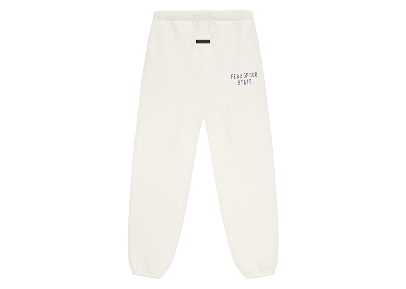 Pre-owned Fear Of God Men's Essentials Fleece Essential Sweatpant In Shell