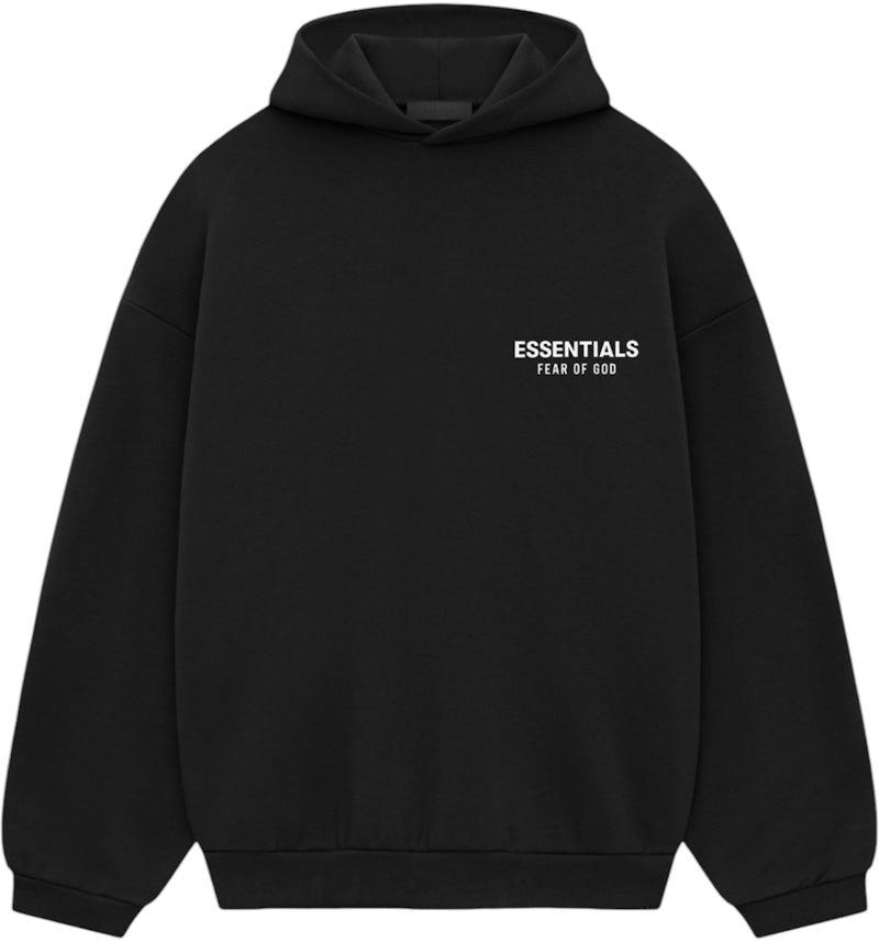 Fear of God Essentials Fleece Hoodie (FW24) Black