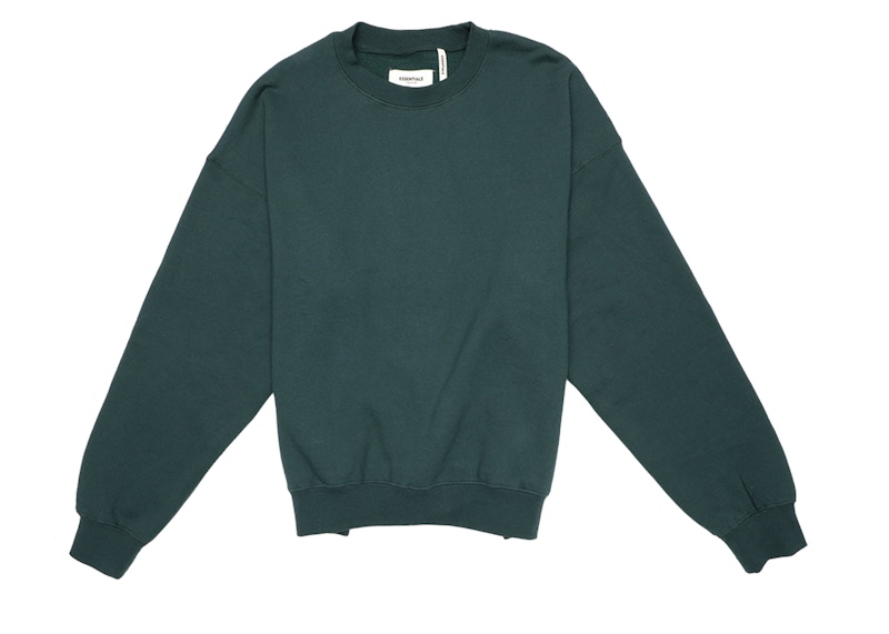 green crew neck sweatshirt