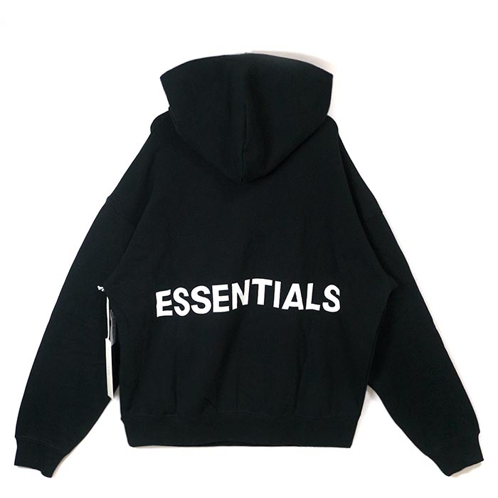 Fear of God Essentials Graphic Pullover Hoodie Black