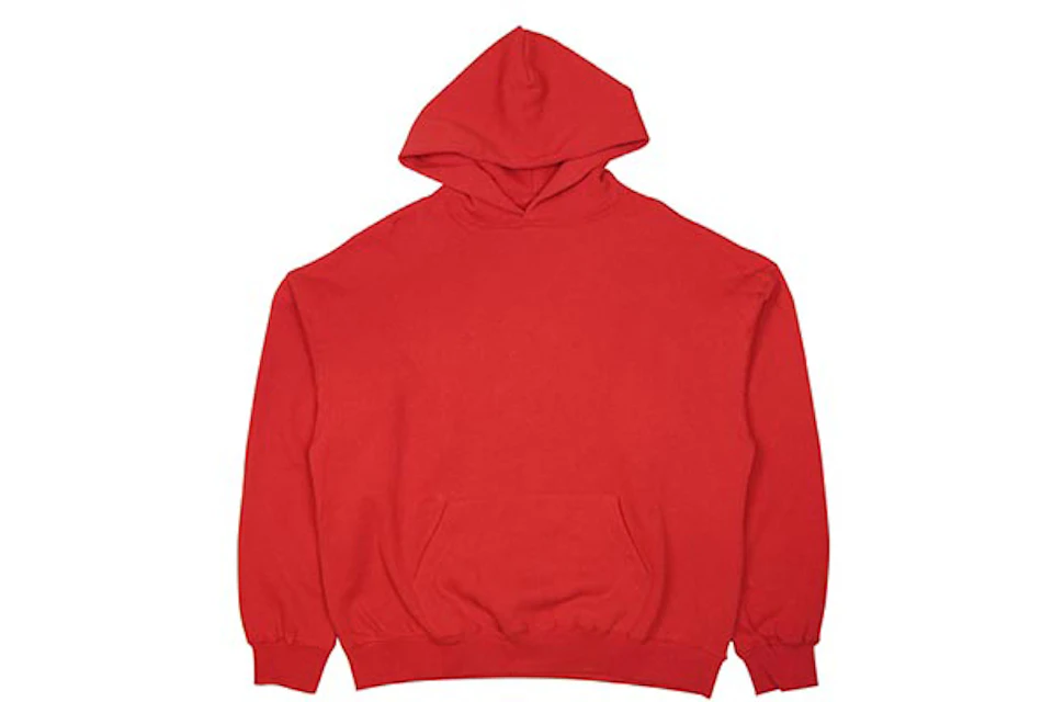 FEAR OF GOD Essentials Graphic Pullover Hoodie Red