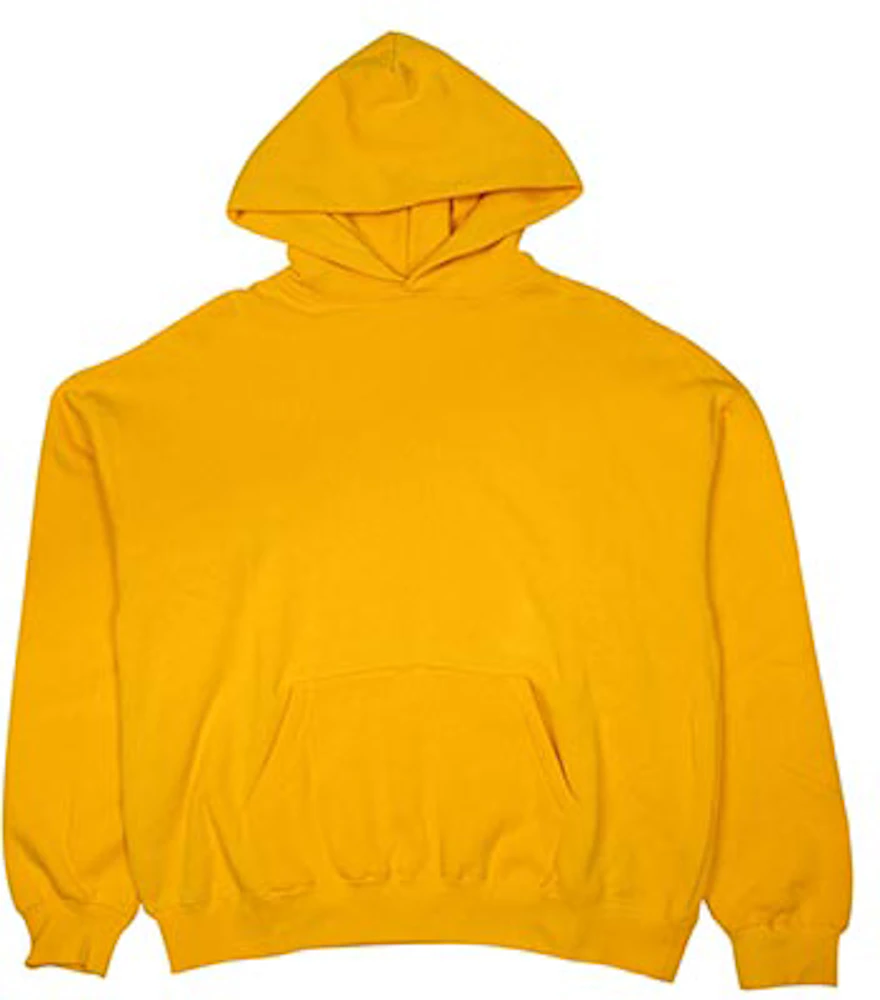Fear of God Essentials Graphic Pullover Hoodie Yellow - FW18 - US