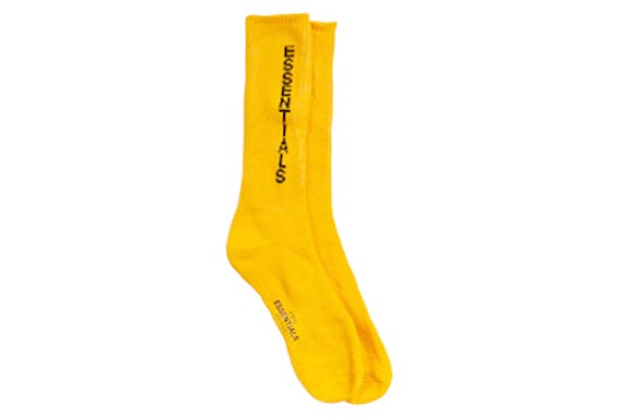 Fear of God Essentials Graphic Socks Yellow