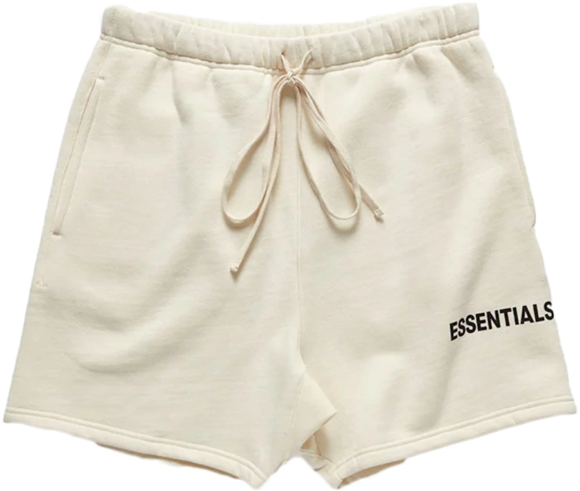 Fear of God Essentials Graphic Sweat Shorts Cream Men's