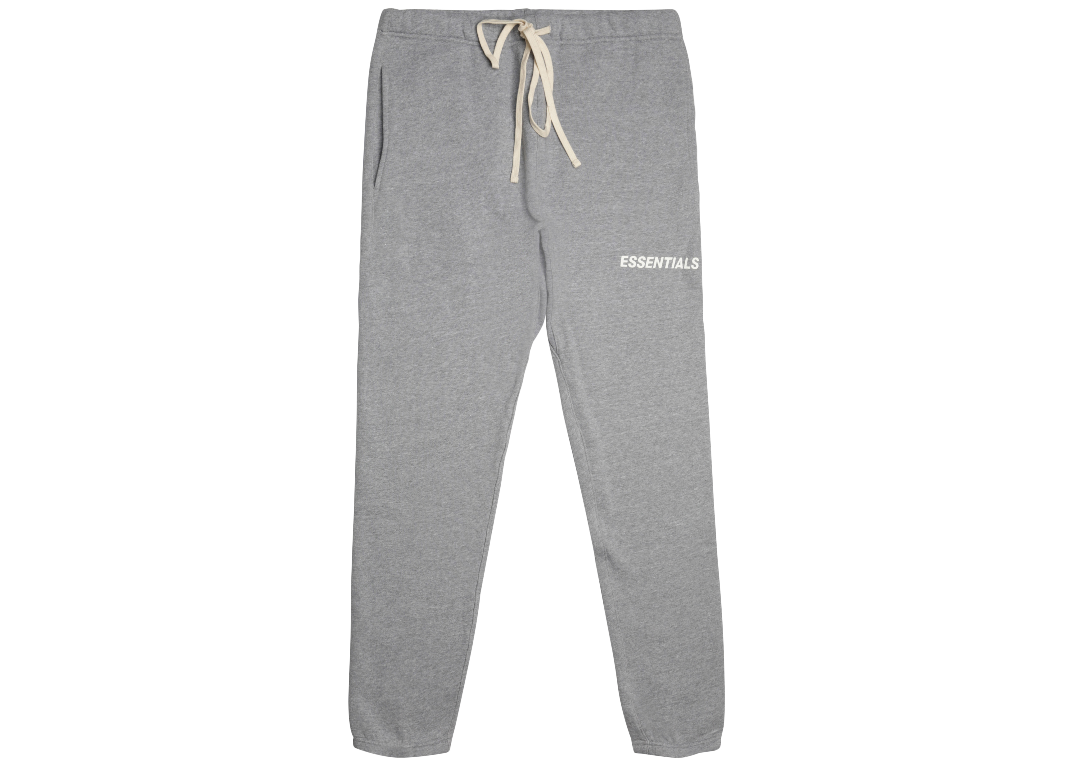 FEAR OF GOD Essentials Graphic Sweatpants Grey/White