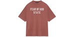 Fear of God Essentials Heavy Crewneck Tee Crimson