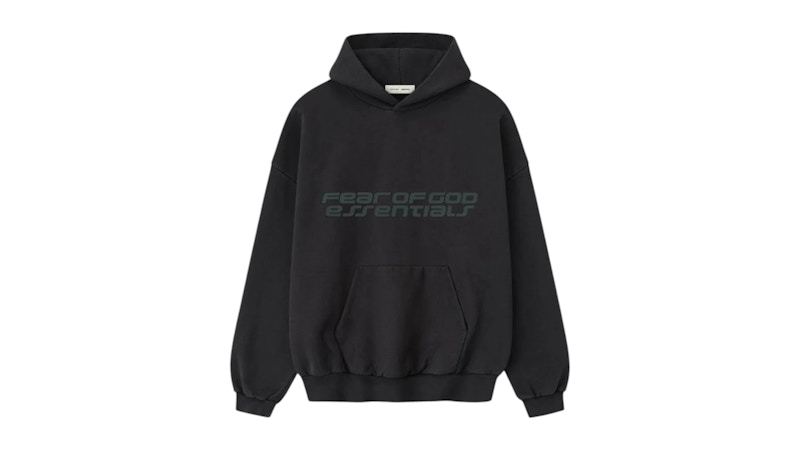 FEAR OF GOD ESSENTIALS MA-1 ブラック XL Hoodies and sweatshirts Fear Of God ESSENTIALS Fleece Cropped