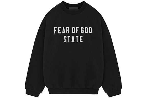 Fear of God Essentials Heavy Fleece Crewneck Black