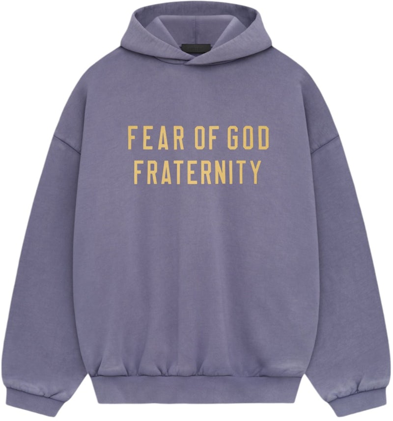 Fear of God Essentials Heavy Fleece Hoodie Lavender Men's FW24 US