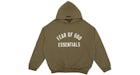 Fear of God Essentials Heavy Fleece Hoodie Military
