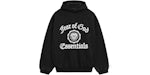 Fear of God Essentials Heavy Fleece Vintage Shrunken Hoodie Black