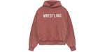 Fear of God Essentials Heavy Fleece Vintage Shrunken Hoodie Crimson