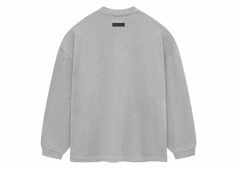 Fear of God Essentials Heavy Jersey Longsleeve Tee Light Heather