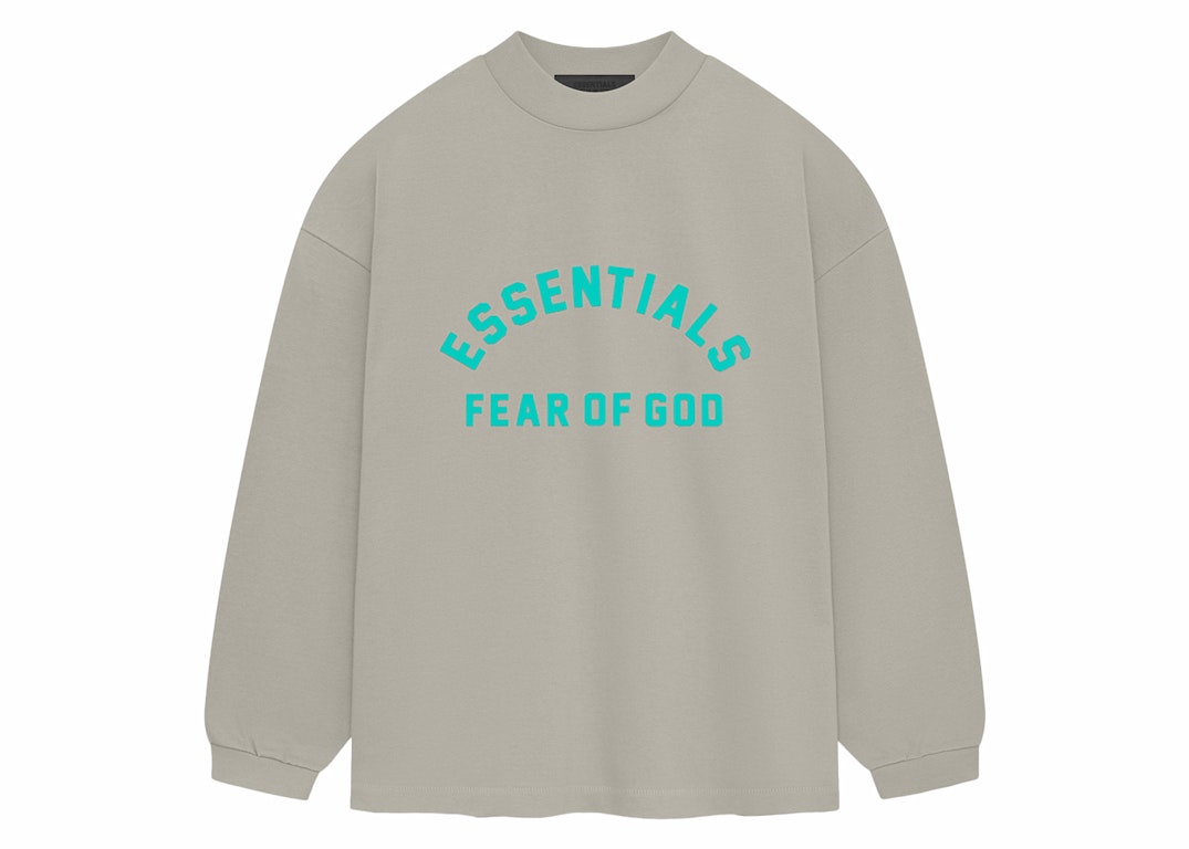 Pre-owned Fear Of God Essentials Heavy Jersey Longsleeve Tee Seal