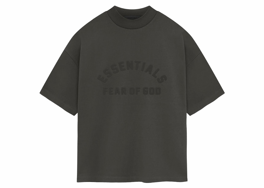 Pre-owned Fear Of God Essentials Heavy Jersey S/s Tee Ink