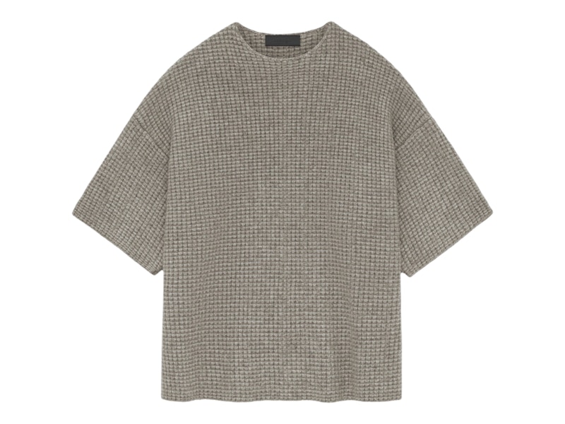 Fear of God Essentials Heavy Waffle Short Sleeve Crewneck Sweater
