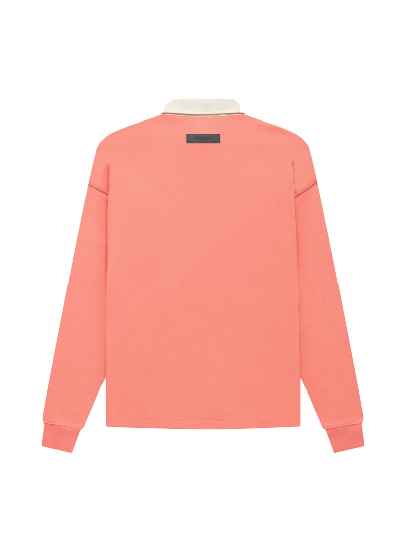 Fear of God Essentials Henley Rugby Coral Men's - FW22 - US