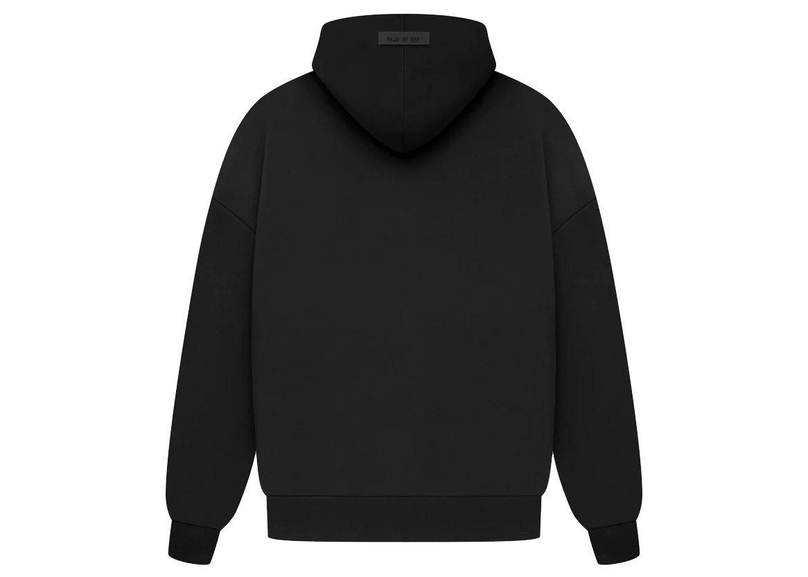 Fear of God Essentials Arch Logo Hoodie Jet Black