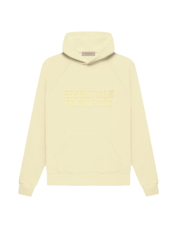 Pre-owned Fear Of God Essentials Hoodie Canary