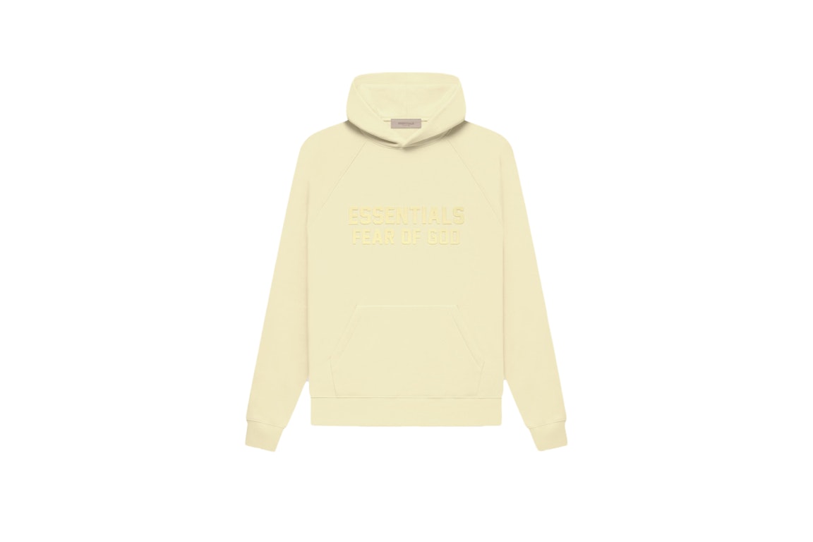 Pre-owned Fear Of God Essentials Hoodie Canary