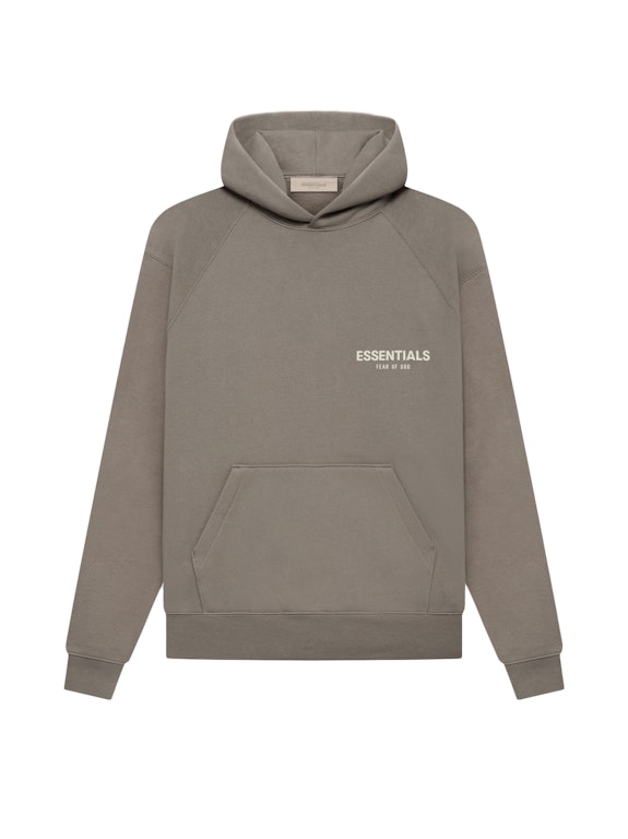 Pre-owned Fear Of God Essentials Hoodie Desert Taupe