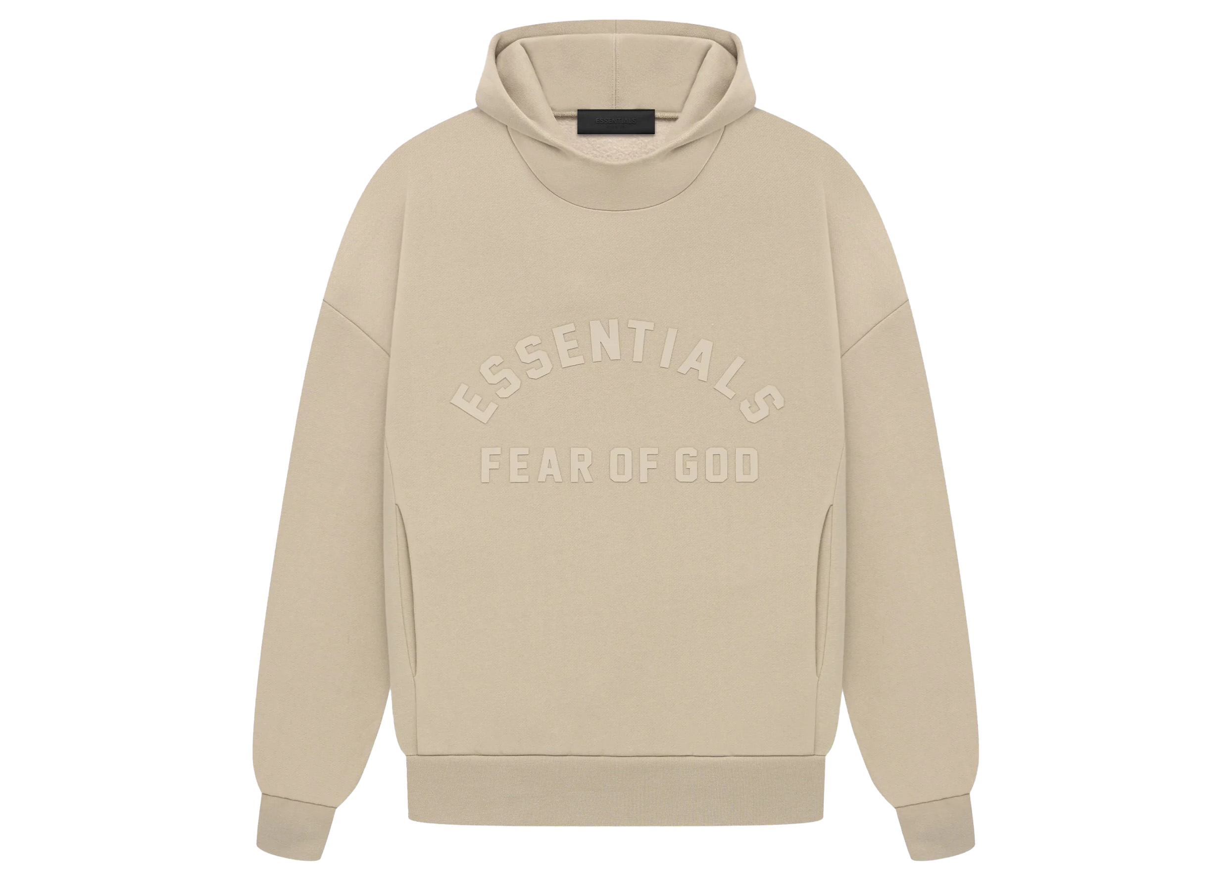 専用Fear of god essential hoodie beige