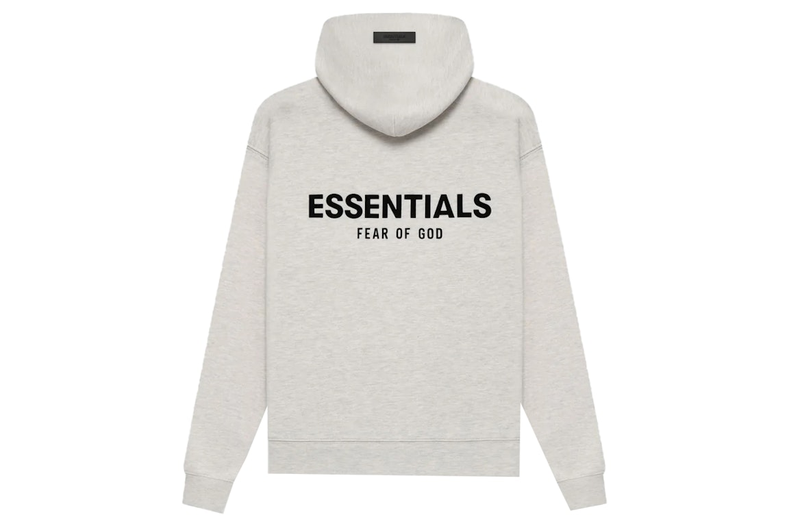 Pre-owned Fear Of God Essentials Hoodie Light Oatmeal