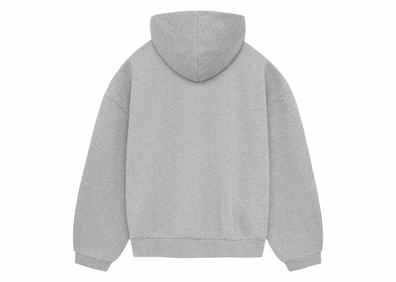 Light heather grey cheap hoodie