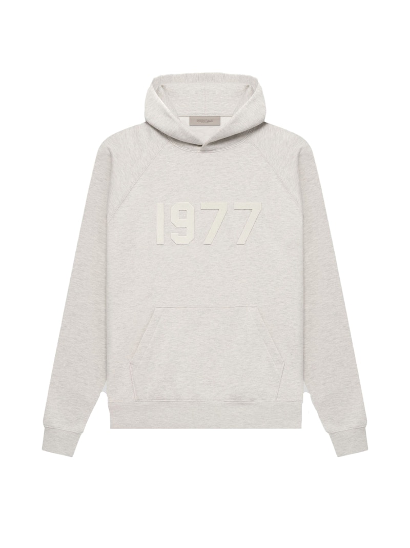 Fear of God Essentials Hoodie Light Oatmeal Men's - SS22 - US