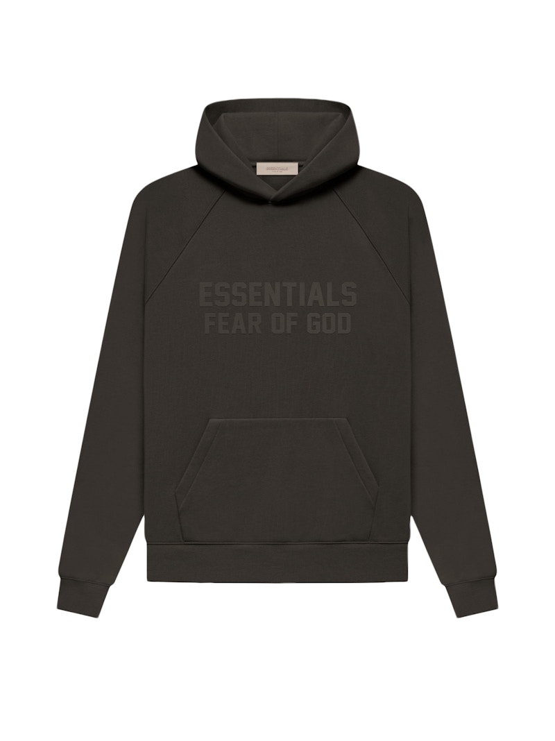 Fear of God Essentials Hoodie Off Black