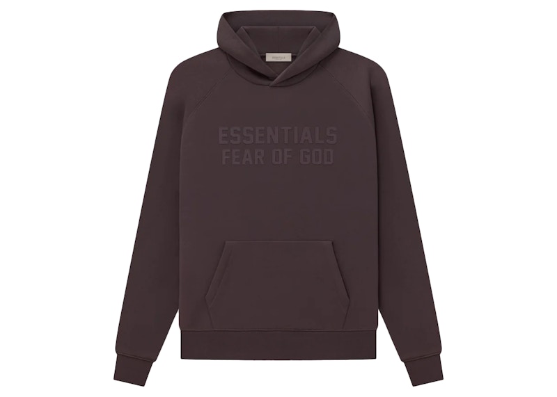 Fear of God Essentials Hoodie Plum Men's - SS23 - US