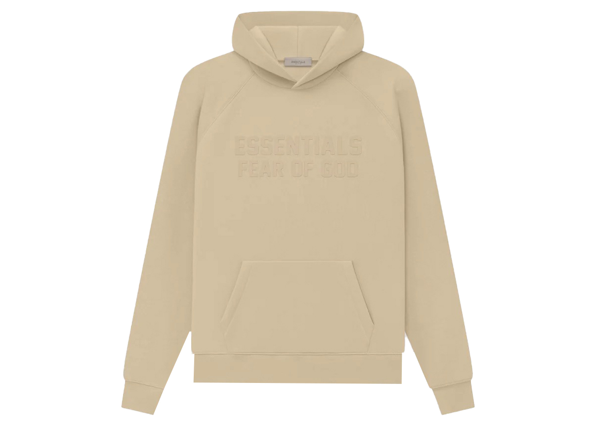 Fear of God Essentials Pull-Over Hoodie (SS21) Cream/Buttercream 