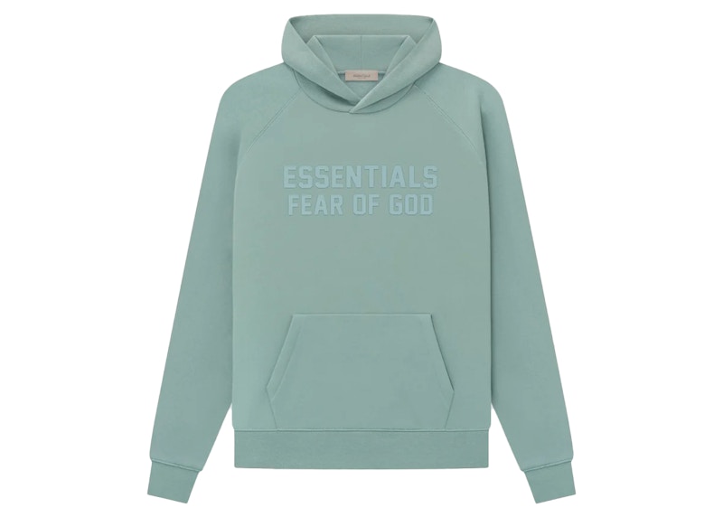 Fear of god on sale essentials hoodie sizing